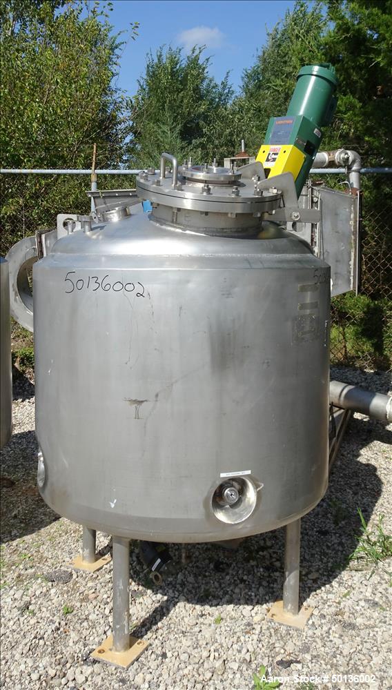 Used- Northland Stainless Reactor, Approximate 200 Gallon, 316 Stainless Steel