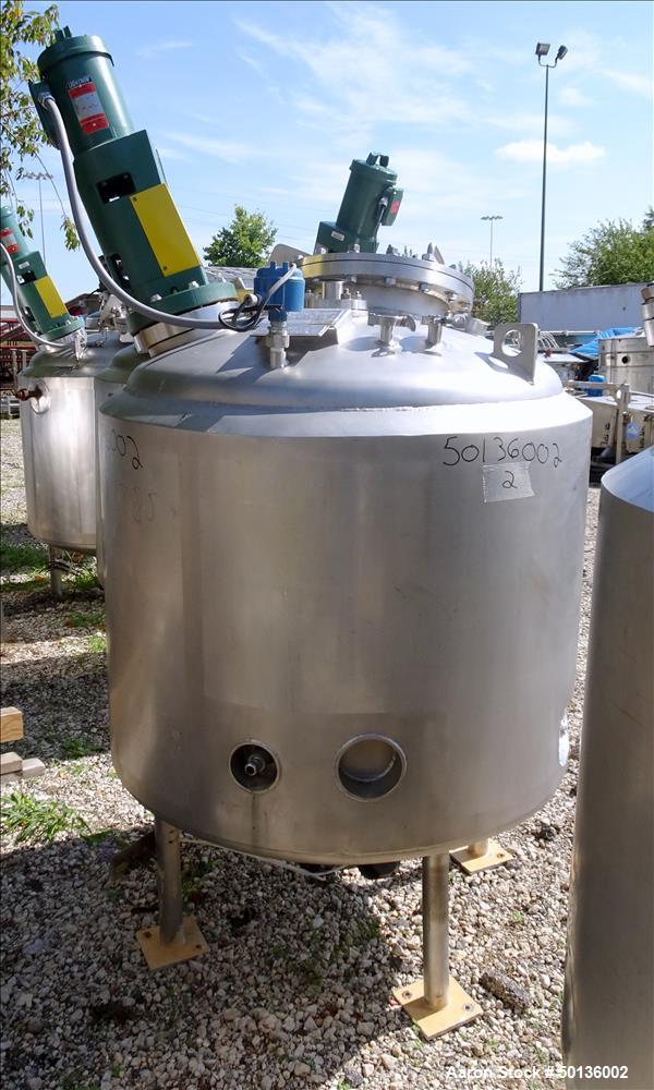 Used Northland Stainless Reactor, Approximate 200 Gallon, 316 Stainless Steel