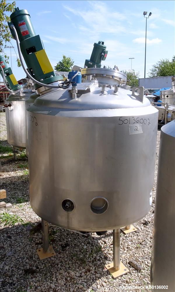 Used- Northland Stainless Reactor, Approximate 200 Gallon, 316 Stainless Steel