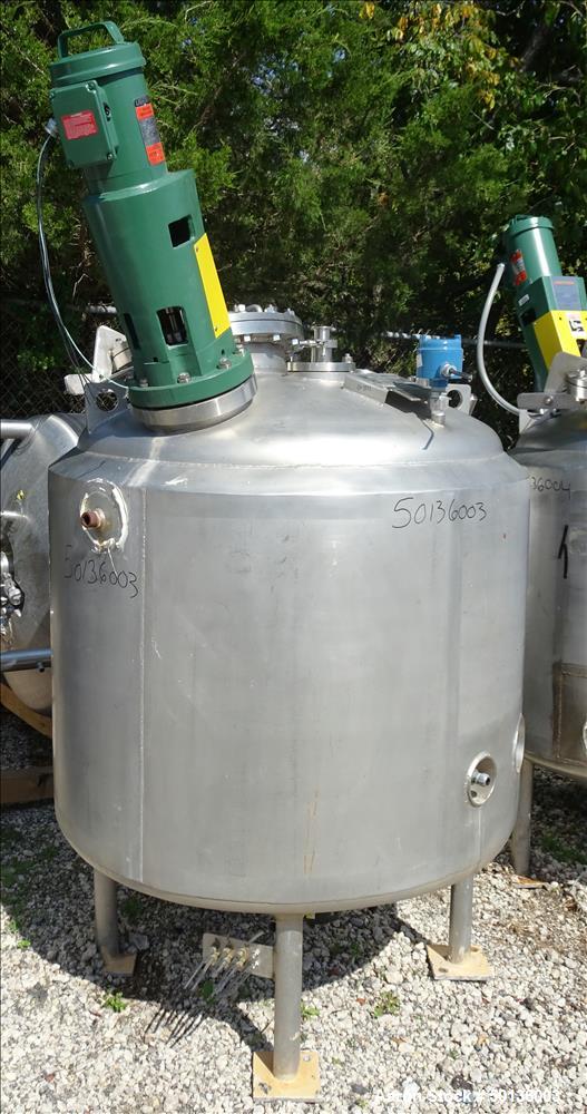 Used- Northland Stainless Reactor, Approximate 200 Gallon, 316 Stainless Steel