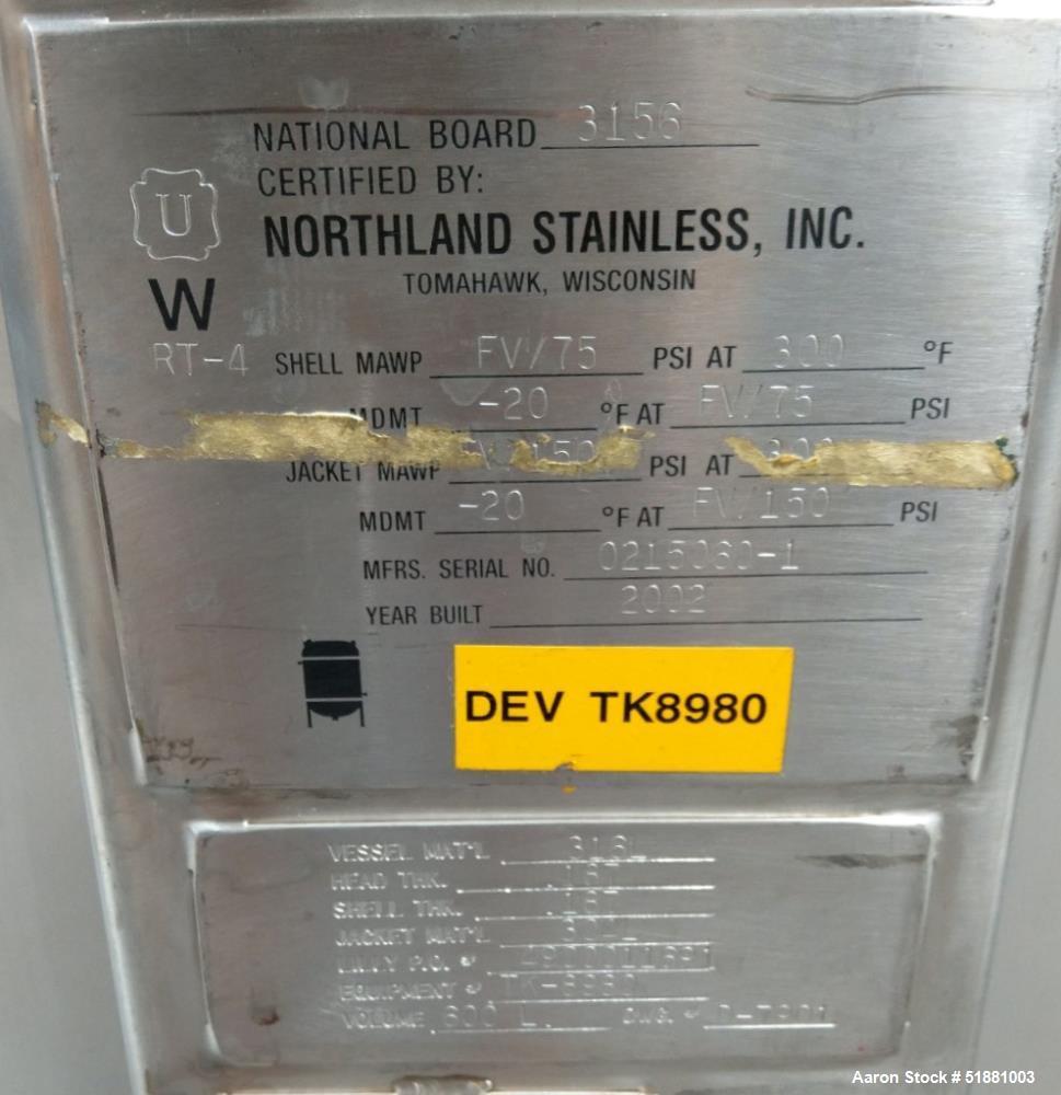 Used-Northland Stainless Reactor