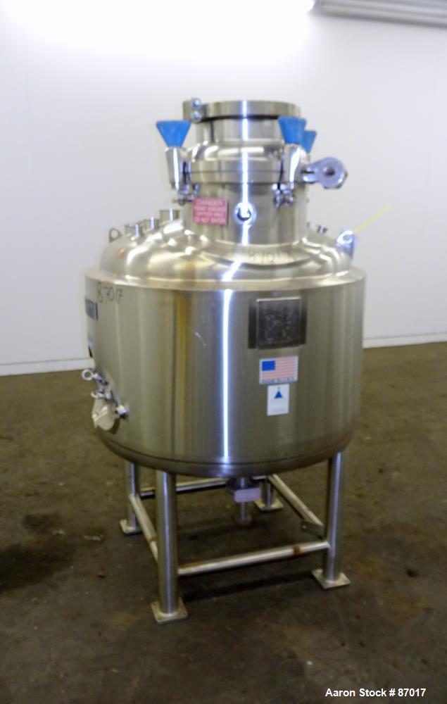 Used Precision Stainless Reactor, 500 Liter (132 Gallon)