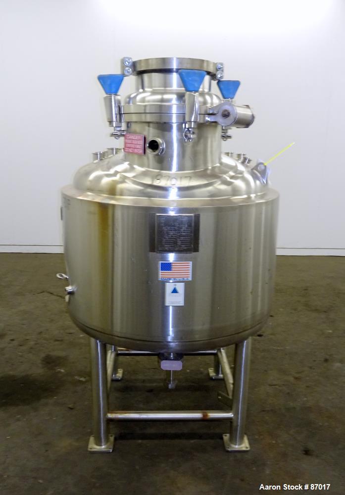Used Precision Stainless Reactor, 500 Liter (132 Gallon)