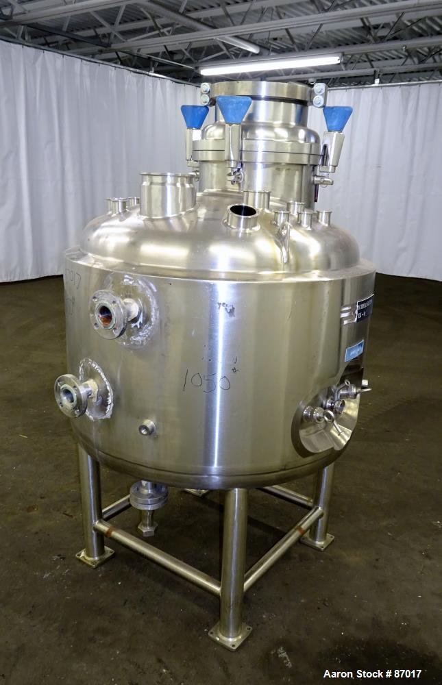 Used Precision Stainless Reactor, 500 Liter (132 Gallon)
