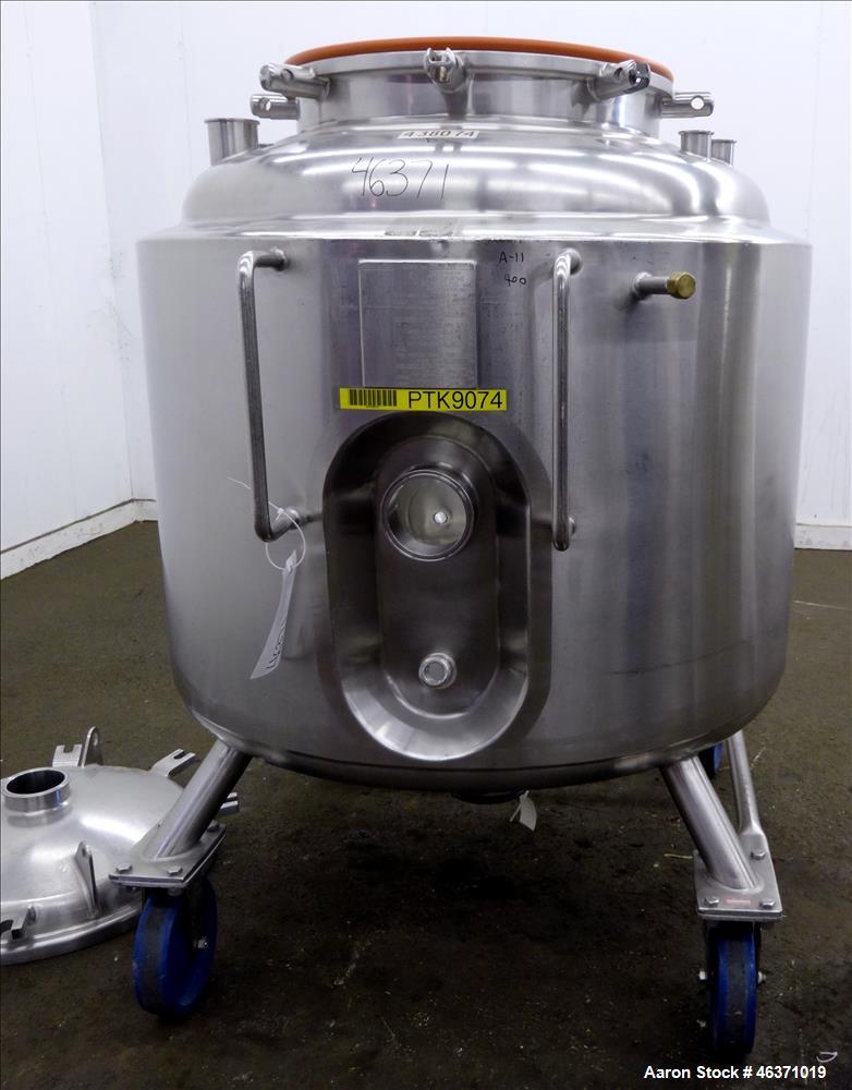 Used Precision Stainless Reactor, 400 Liter (105 Gallon)