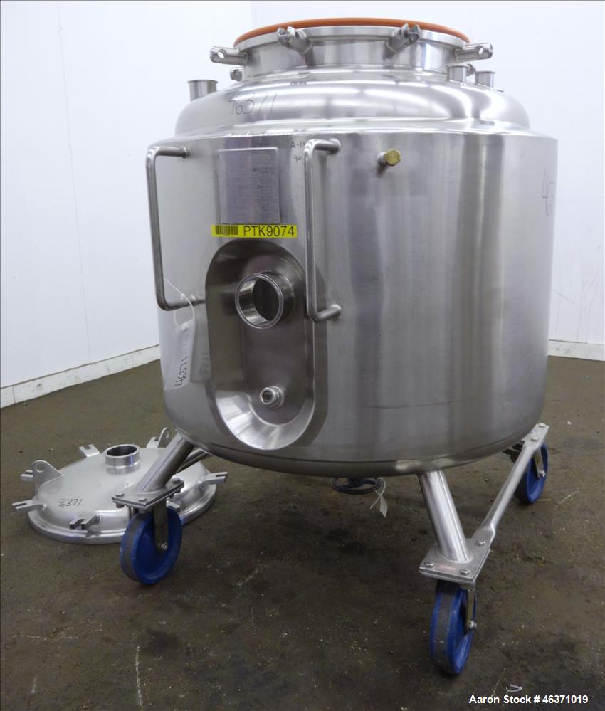 Used Precision Stainless Reactor, 400 Liter (105 Gallon)