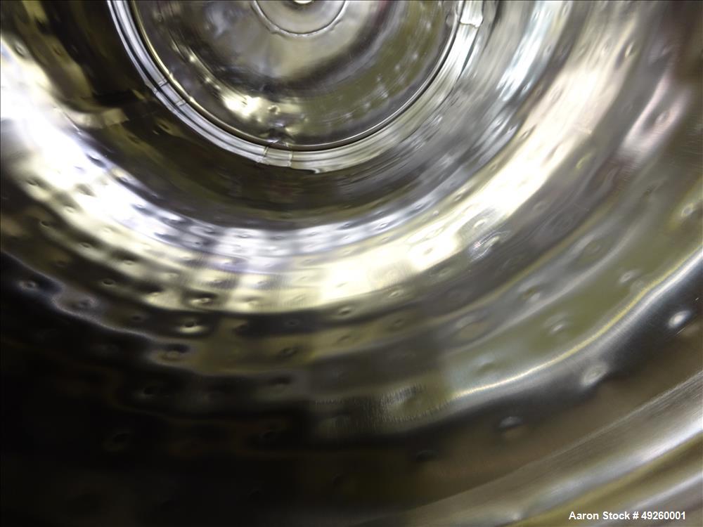 Used Precision Stainless Reactor, 500 Liter (132.08 Gallon)