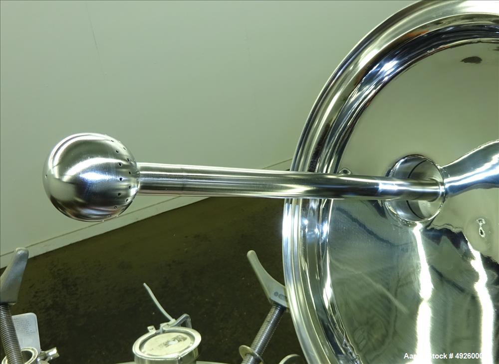 Used Precision Stainless Reactor, 500 Liter (132.08 Gallon)