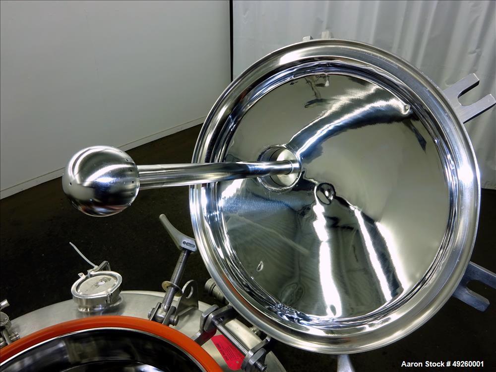 Used Precision Stainless Reactor, 500 Liter (132.08 Gallon)