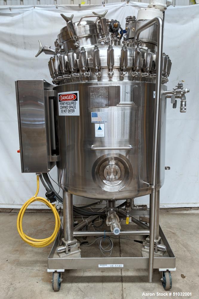 Used- Precision Stainless Reactor. 600 Liter (158.5 Gallon)