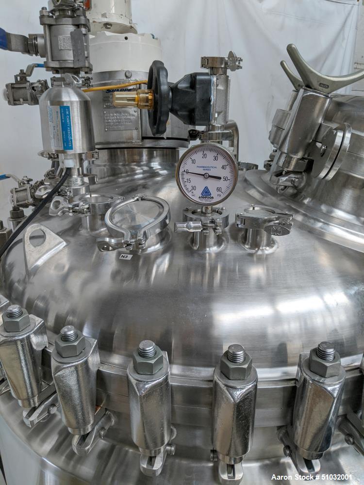 Used Precision Stainless Reactor. 600 Liter (158.5 Gallon)