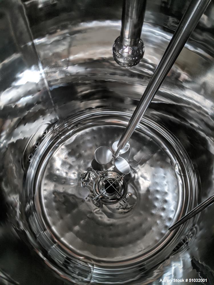 Used Precision Stainless Reactor. 600 Liter (158.5 Gallon)
