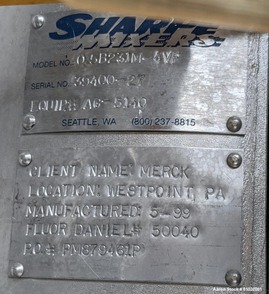 Used Precision Stainless Reactor. 600 Liter (158.5 Gallon)