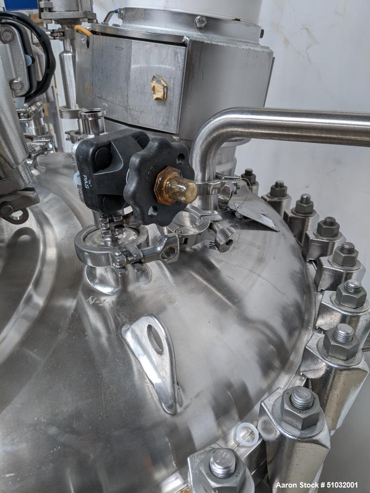 Used Precision Stainless Reactor. 600 Liter (158.5 Gallon)