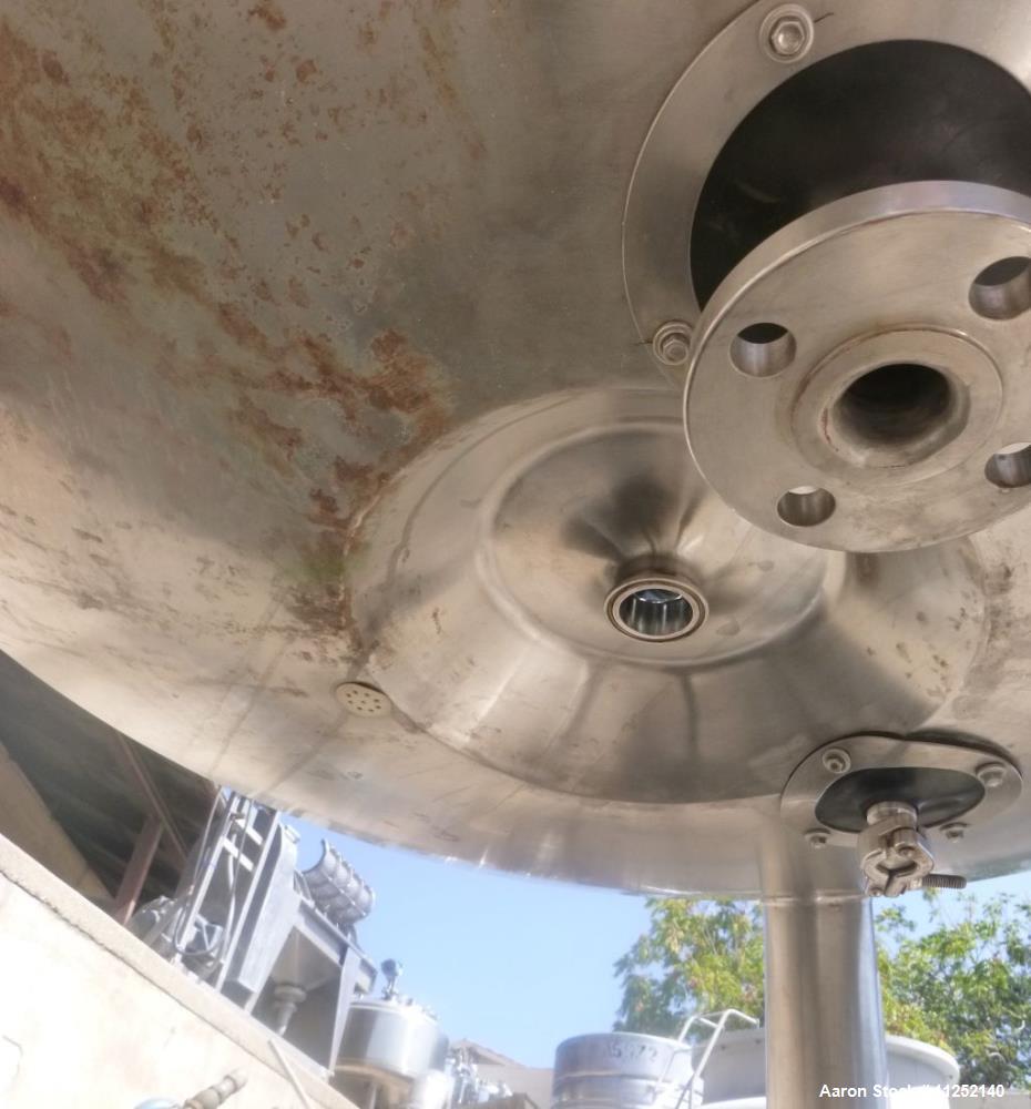 Used Precision Stainless 158 Gallon Stainless Steel Reactor