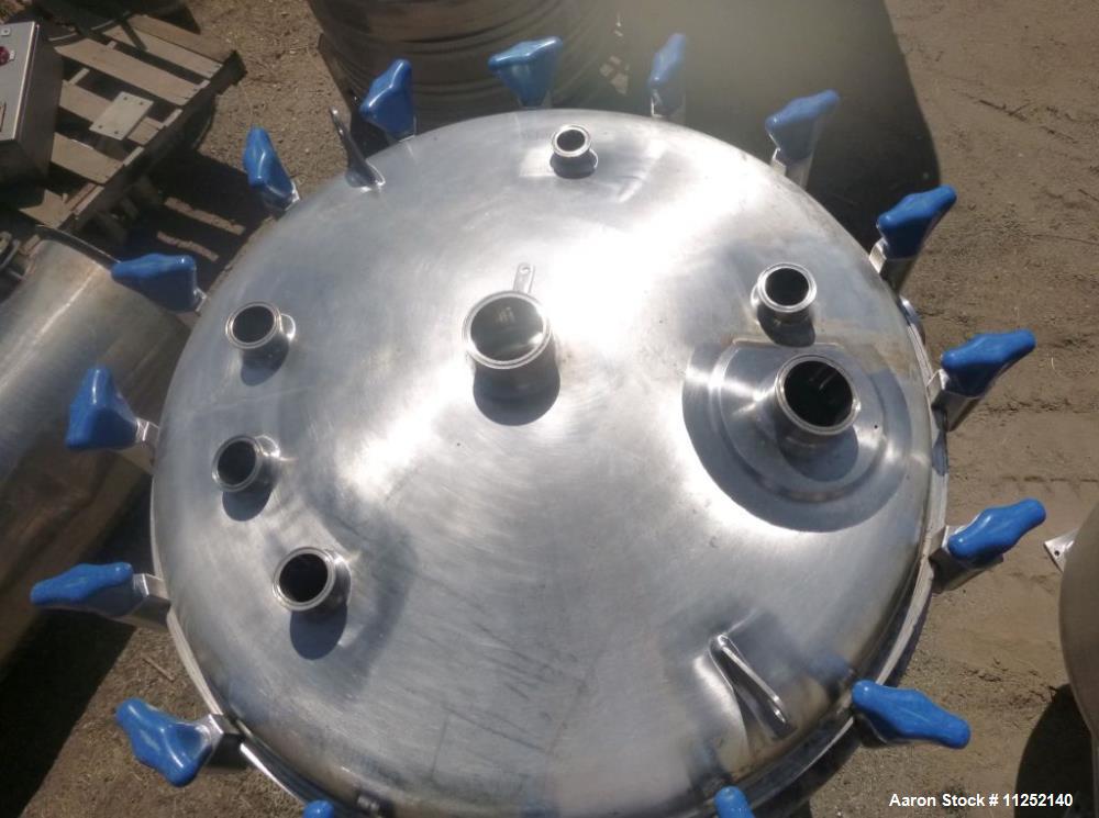 Used Precision Stainless 158 Gallon Stainless Steel Reactor