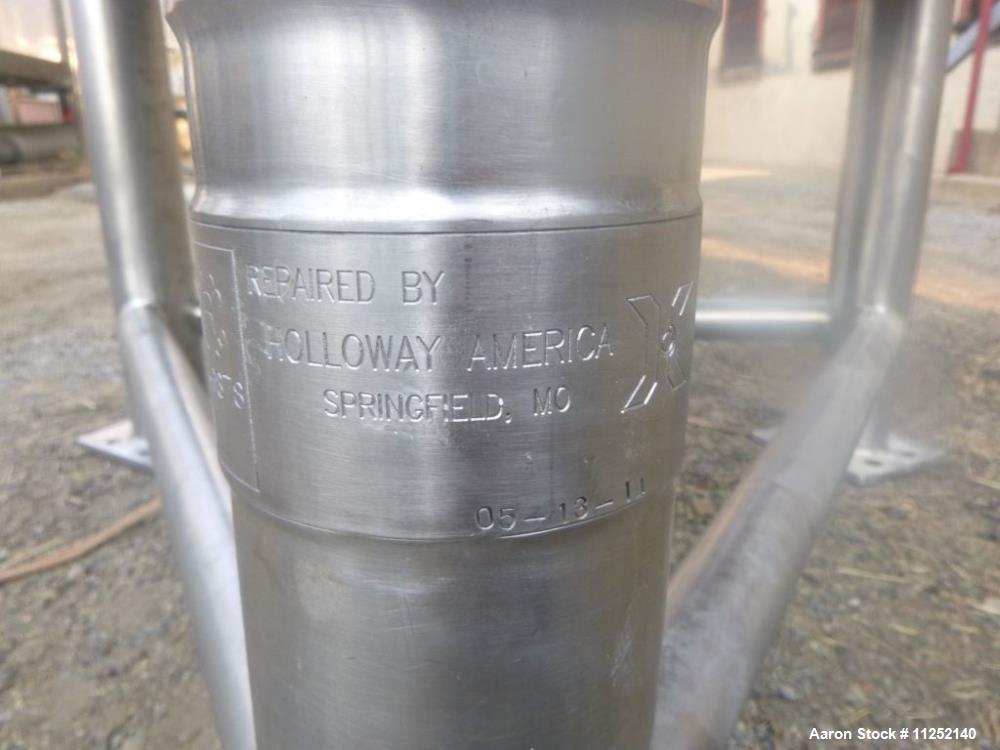 Used- Precision Stainless 158 Gallon Stainless Steel Reactor