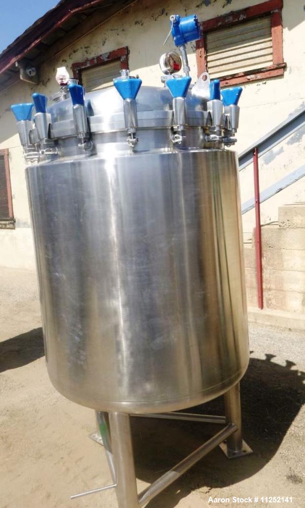 Used- Precision Stainless 158 Gallon Stainless Steel Reactor
