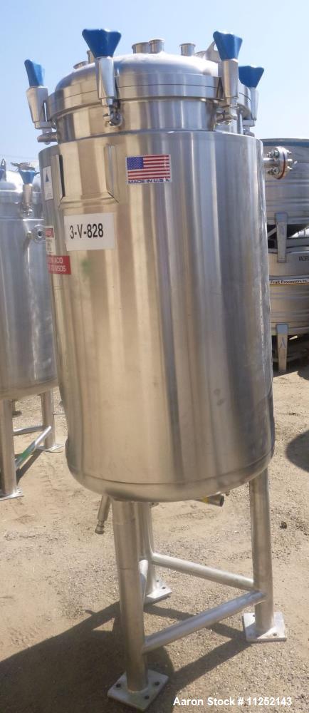 Used Precision Stainless 79 Gallon Stainless Steel Reactor
