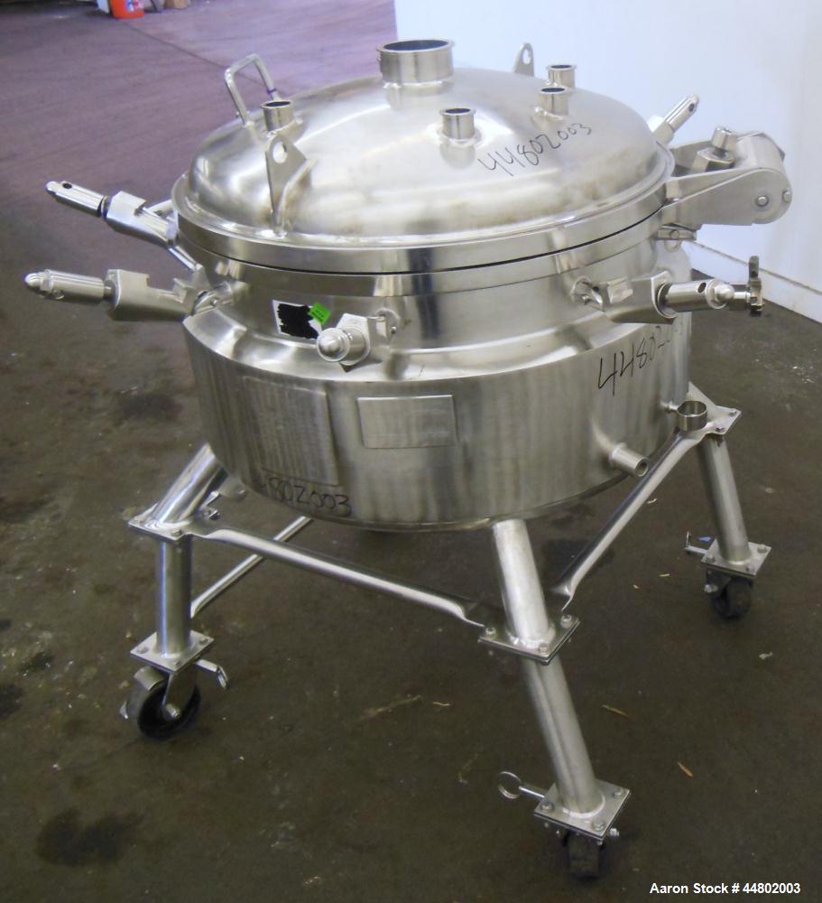 Used- Precision Stainless Reactor, 150 Liters (39.6 Gallons)