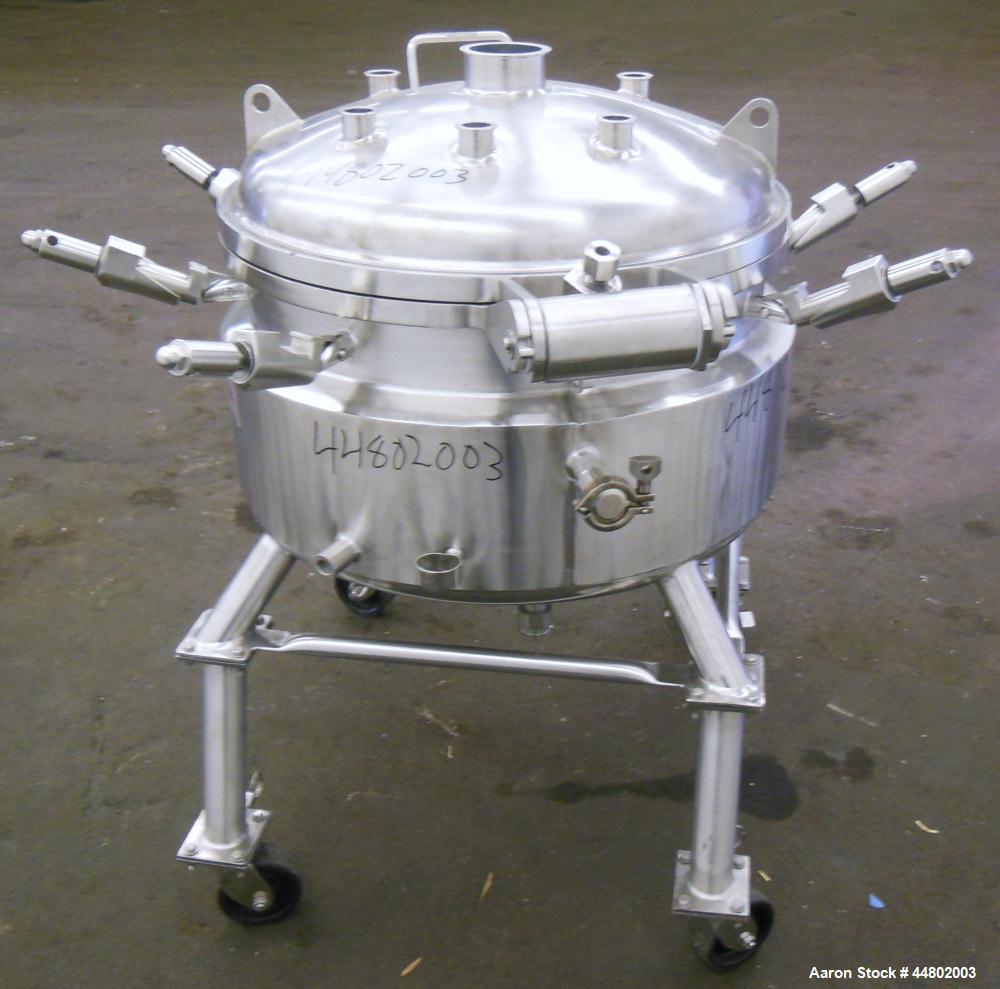 Used- Precision Stainless Reactor, 150 Liters (39.6 Gallons)