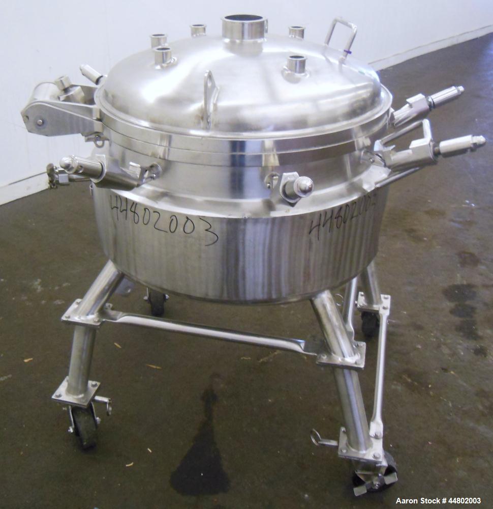 Used- Precision Stainless Reactor, 150 Liters (39.6 Gallons)