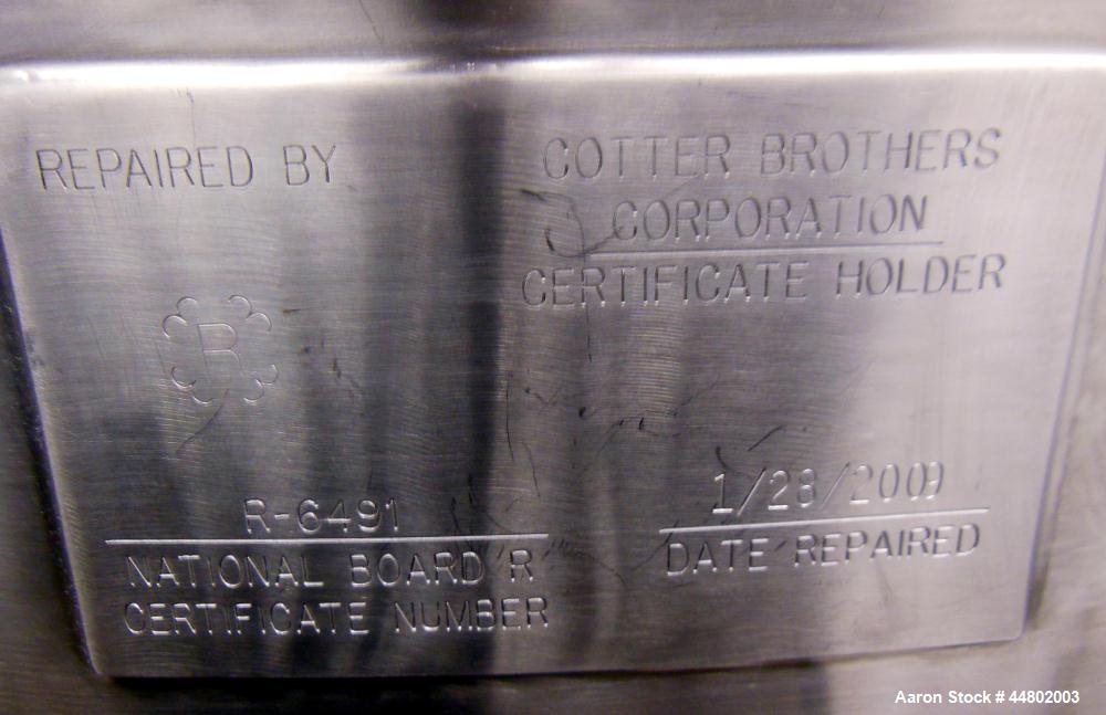 Used Precision Stainless Reactor, 150 Liters (39.6 Gallons)