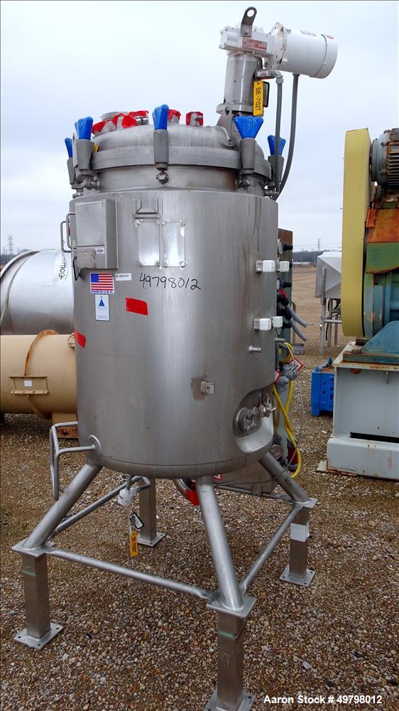 Used Precision Stainless Reactor, 400 Liter (105 Gallon), 316L Stainless Steel