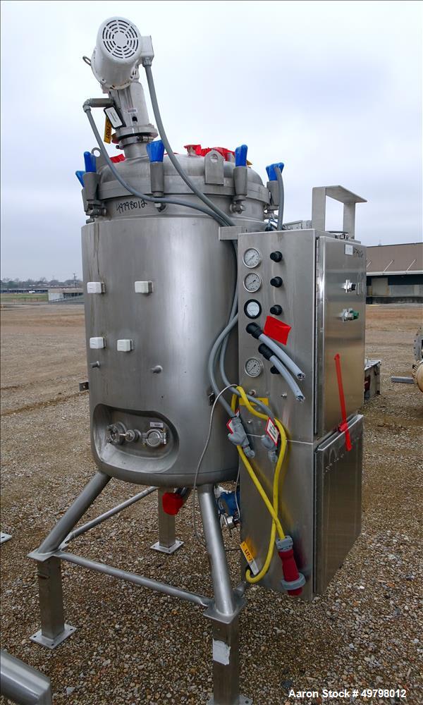 Used Precision Stainless Reactor, 400 Liter (105 Gallon), 316L Stainless Steel