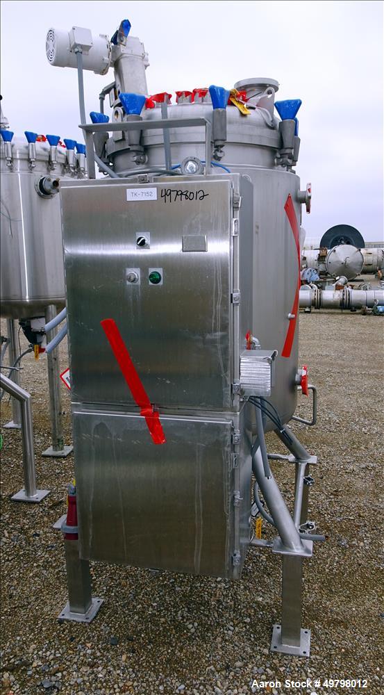 Used Precision Stainless Reactor, 400 Liter (105 Gallon), 316L Stainless Steel