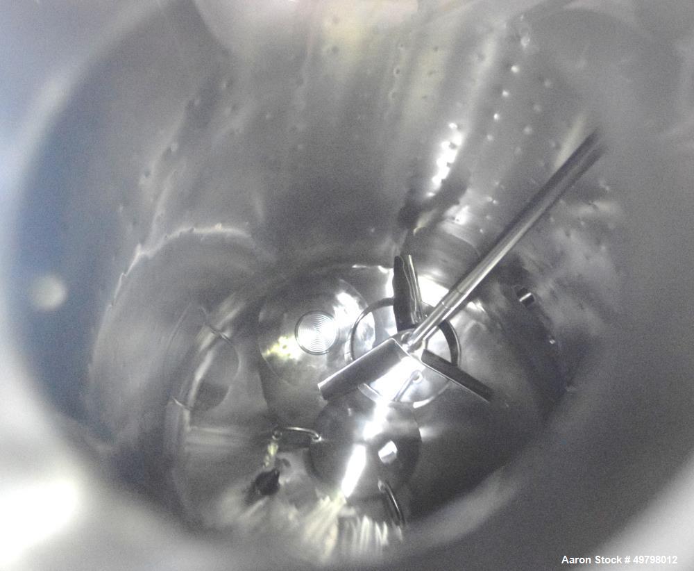Used Precision Stainless Reactor, 400 Liter (105 Gallon), 316L Stainless Steel