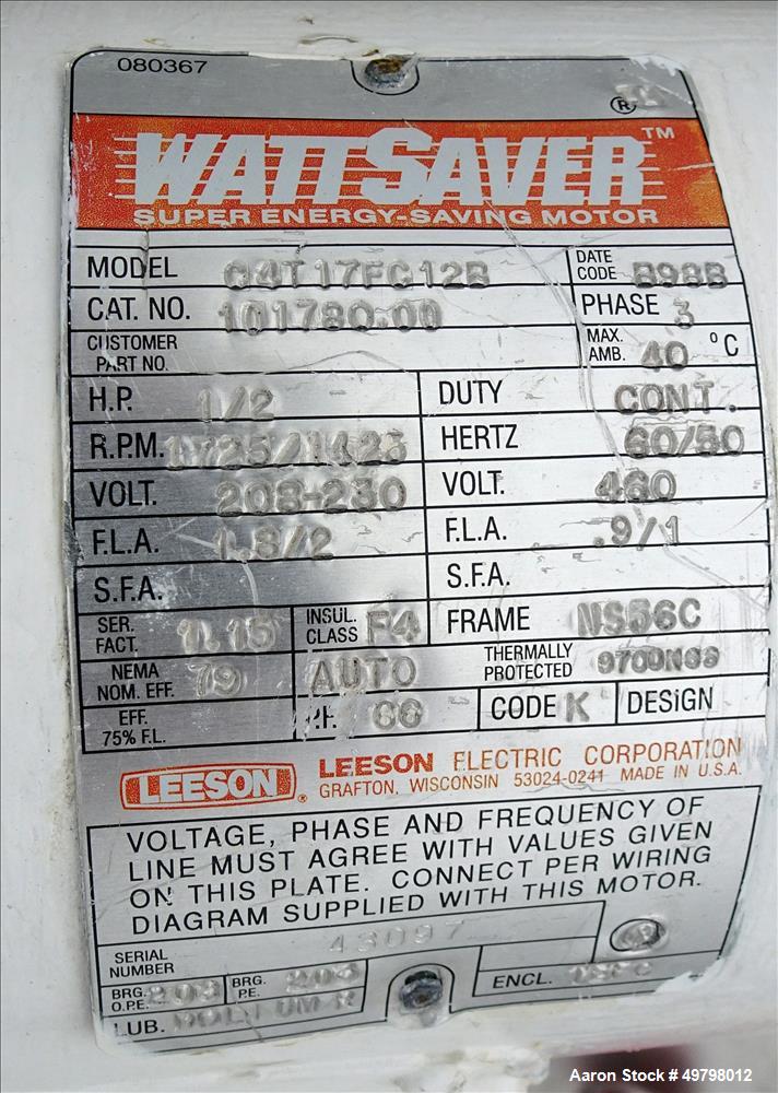 Used Precision Stainless Reactor, 400 Liter (105 Gallon), 316L Stainless Steel