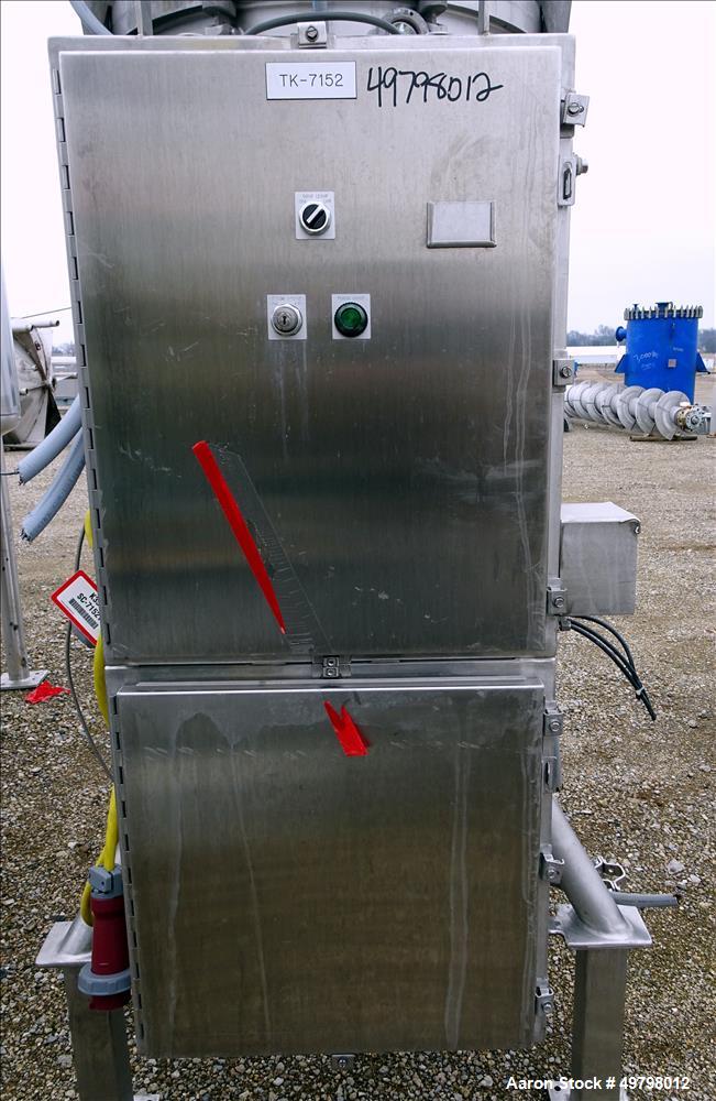 Used- Precision Stainless Reactor, 400 Liter (105 Gallon), 316L Stainless Steel