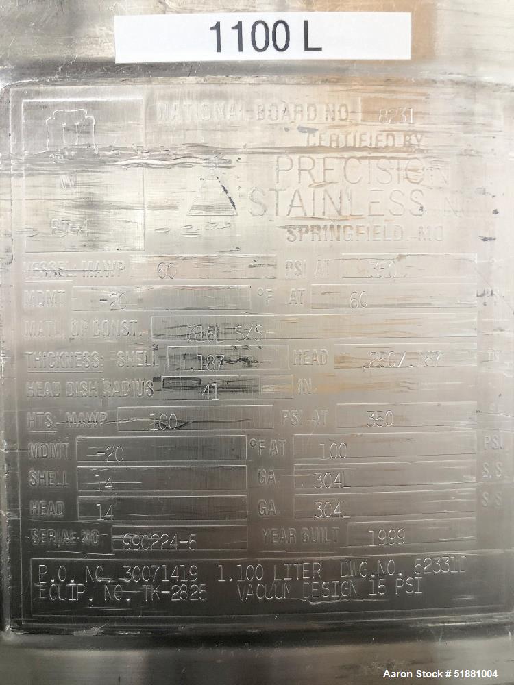 Used Precision Stainless Reactor