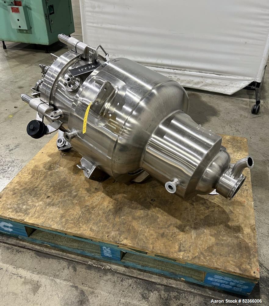 Used- Precision Stainless Reactor, 60 Liter capacity, 316L Stainless Steel, Vertical. Approximately 16" upper diameter, 8" l...