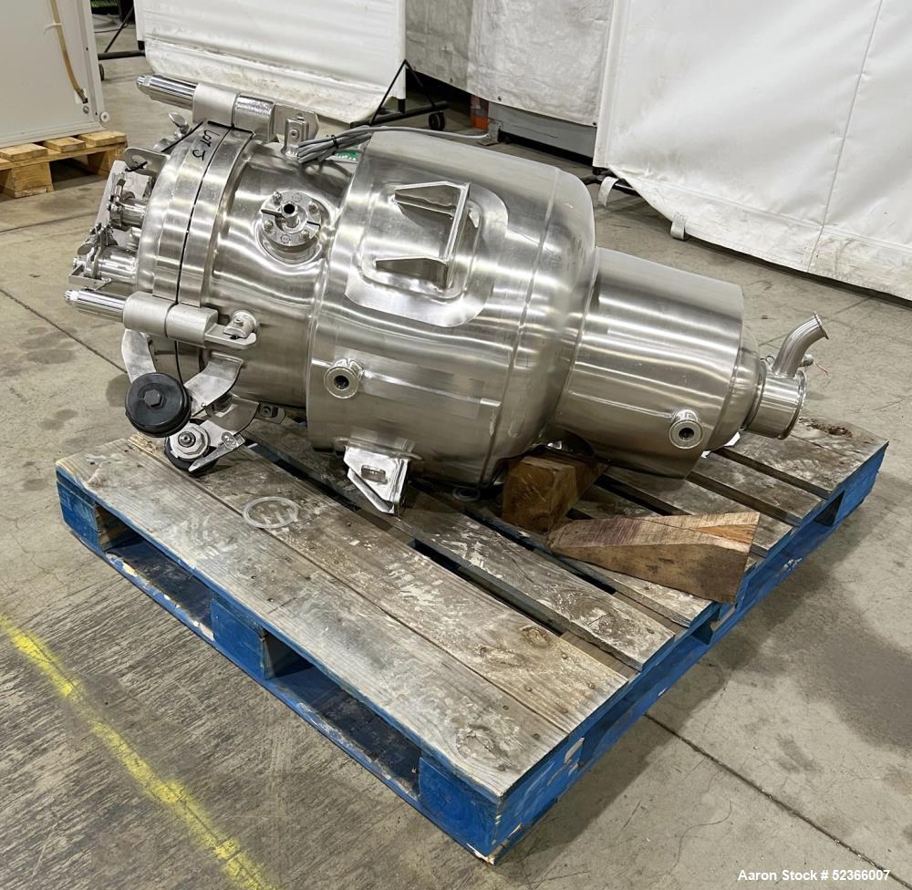 Used Precision Stainless Reactor, 60 Liter capacity, 316L Stainless Steel, Vertical