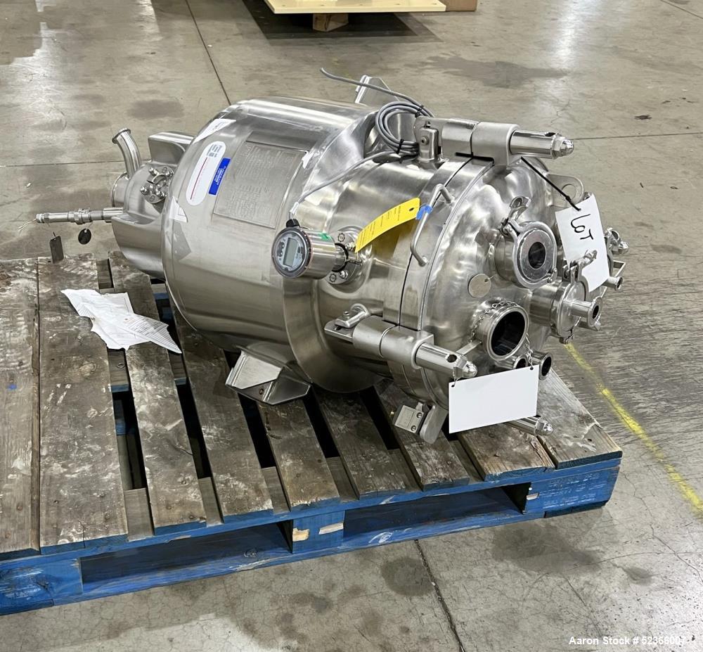 Used Precision Stainless Reactor, 60 Liter capacity, 316L Stainless Steel, Vertical