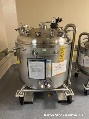 Precision Stainless 600-Liter (158 Gallon) 316L Stainless Steel Reactor Vessel.