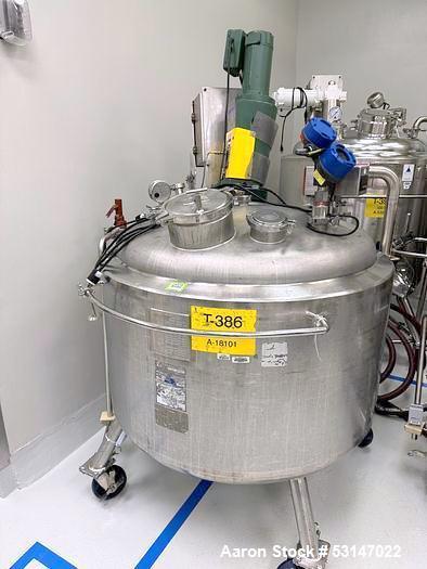 Precision Stainless 500 Liter (132 Gallon) Stainless Steel Reactor Vessel.