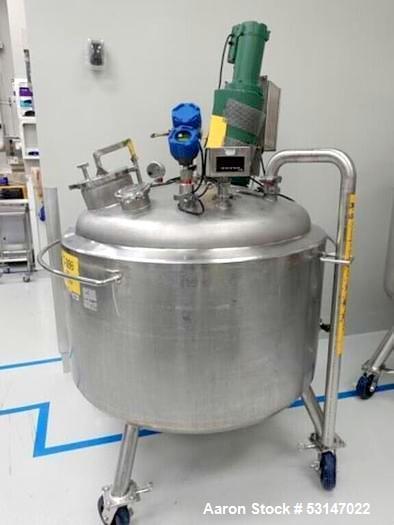 Precision Stainless 500 Liter (132 Gallon) Stainless Steel Reactor Vessel.