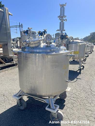 Precision Stainless 150 Liter (40 Gallon) Hastelloy Reactor Vessel.