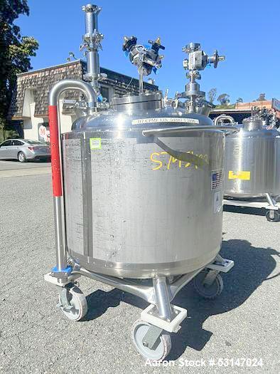 Precision Stainless 150 Liter (40 Gallon) Hastelloy Reactor Vessel.