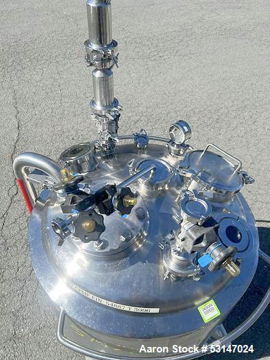 Precision Stainless 150 Liter (40 Gallon) Hastelloy Reactor Vessel.