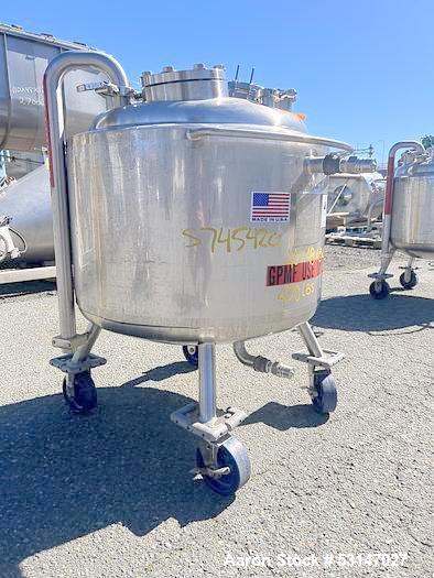 Precision Stainless 150 Liter (40 Gallon) 316L Stainless Steel Reactor Vessel.