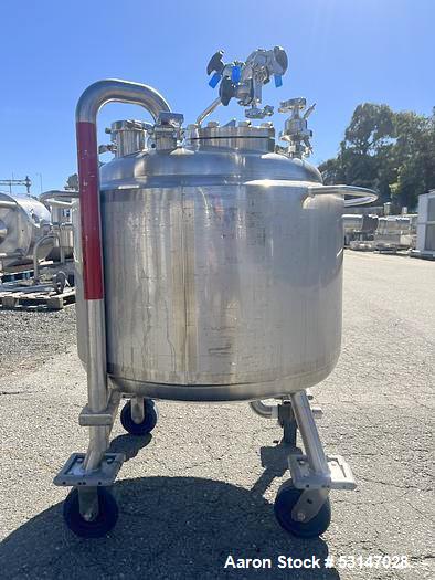 Precision Stainless 150 Liter (40 Gallon) 316L Stainless Steel Reactor Vessel.