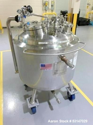 Precision Stainless 150 Liter (40 Gallon) 316L Stainless Steel Reactor Vessel.