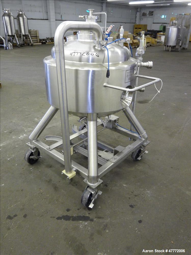 Used- Pure-flo/ ITT Industries Reactor, 150 Liter(39.62 Gallon), 316L Stainless