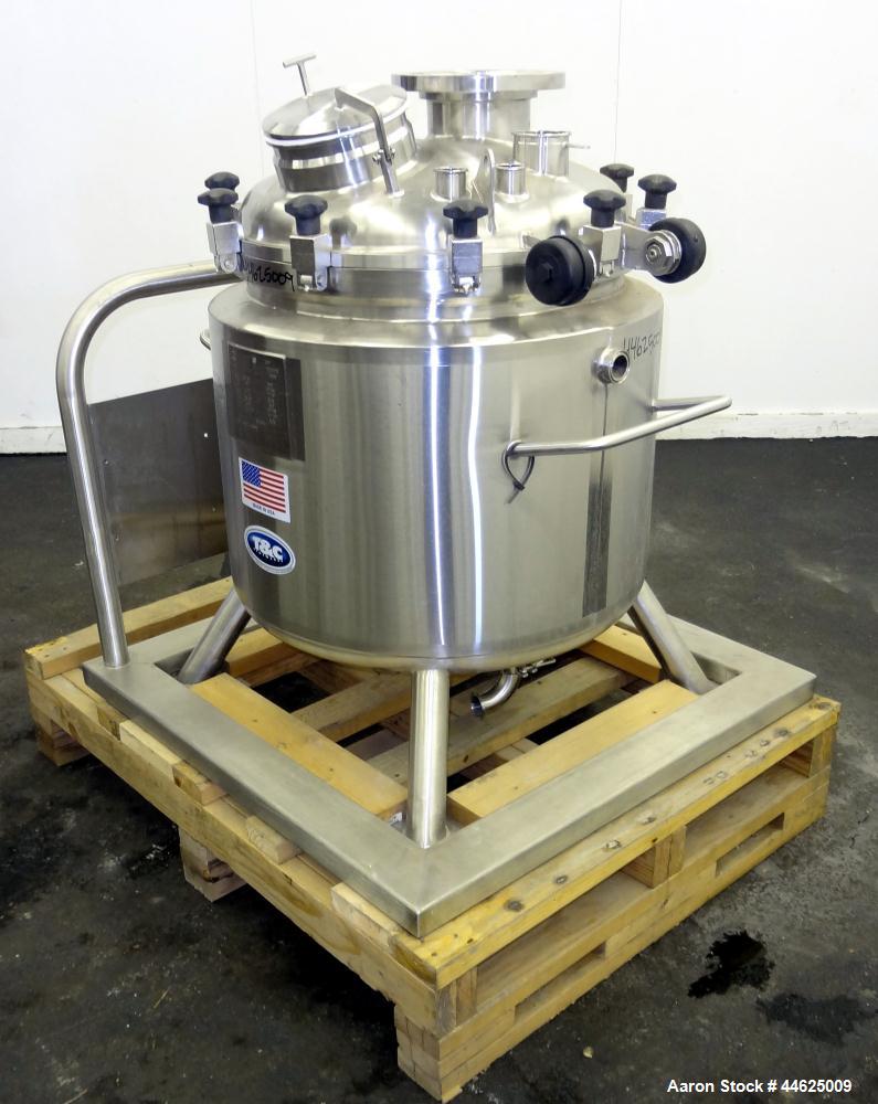 Used T&C Stainless Reactor, 150 Liter (39 Gallon)