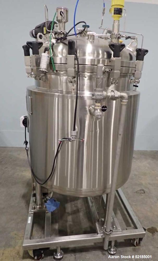 Used- T & C Stainless 350 Liter (92.5 Gal) Reactor, 316L Stainless Steel, Vertic