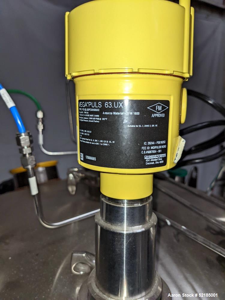 Used T & C Stainless 350 Liter (92.5 Gal) Reactor, 316L Stainless Steel, Vertic